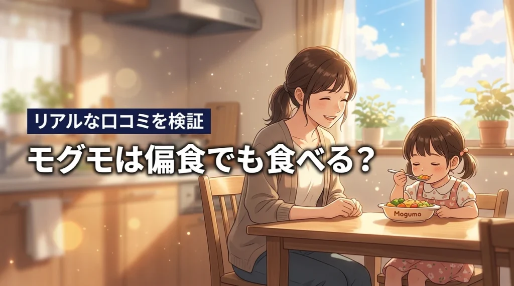モグモの幼児食は偏食でも食べる？口コミで判明した食いつきの良さを徹底検証