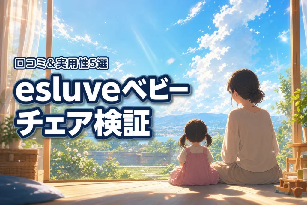 esluveベビーチェアの口コミは？安全性や使い勝手を徹底検証した5選